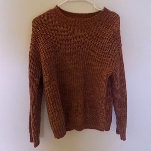 Small orange sweater from forever 21